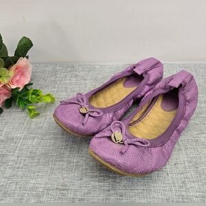 Jessica Simpson Jewel Embroidered Ballet Flats Women's Size 9M Fits Size 8